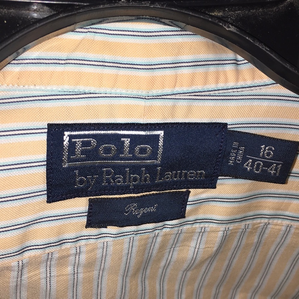 Gently used Shirt Polo by Ralph Lauren size 16 men - Picture 2 of 3